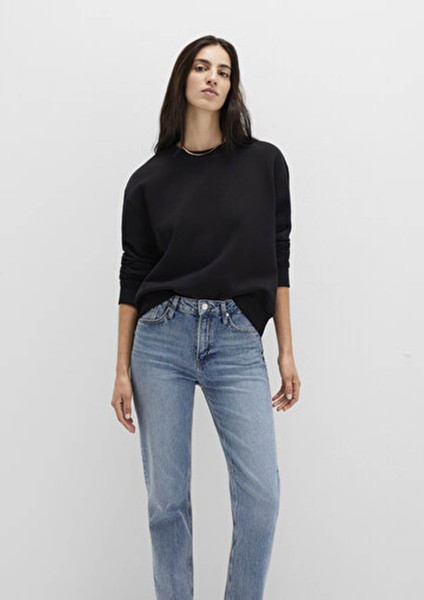 Siyah Kadın Sweatshirt M1S10390-900 fiyatları