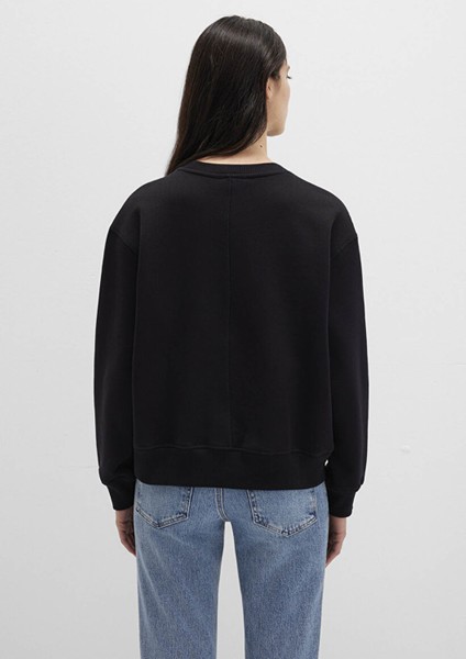 Siyah Kadın Sweatshirt M1S10390-900 fırsatları