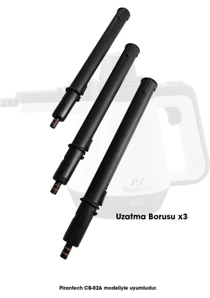 Siyah Buharlı Temizlik Makinası Ek Temizlik Seti CB-02A / CB-902 fiyatları