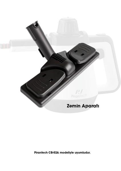 Siyah Buharlı Temizlik Makinası Ek Temizlik Seti CB-02A / CB-902 modelleri