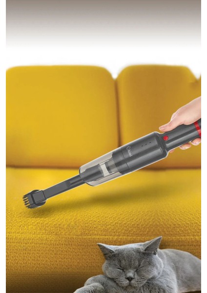 KVC-4086 Şarjlı El Süpürgesi Ekru, Güçlü ve Hafif Temizlik Aracı indirimleri