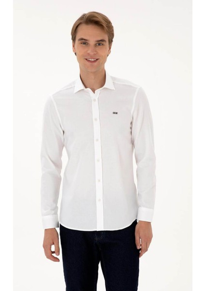 CEDROP025K Beyaz Erkek Gömlek 2225552