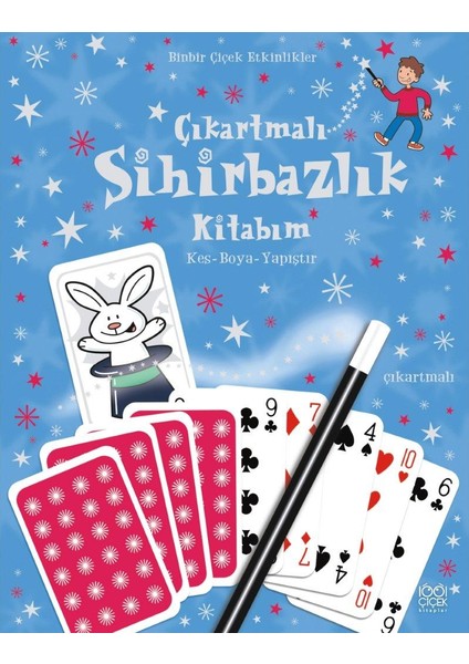 Çıkartmalı Sihirbazlık Kitabım / Kes -Boya - Yapıştır