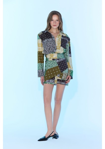 Studio SS6027 Cok Renklı Elbise