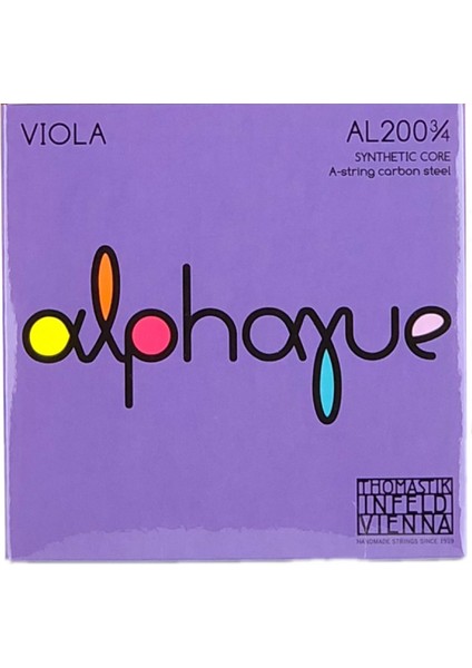Alphayue 3/4 Set Viyola Teli AL200 3/4