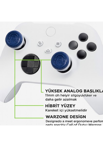 Kontrolfreek Call Of Duty Warzone Performans Thumbsticks – Xbox One & Series x Uyumlu – Hibrit Analog Başlık fırsatları