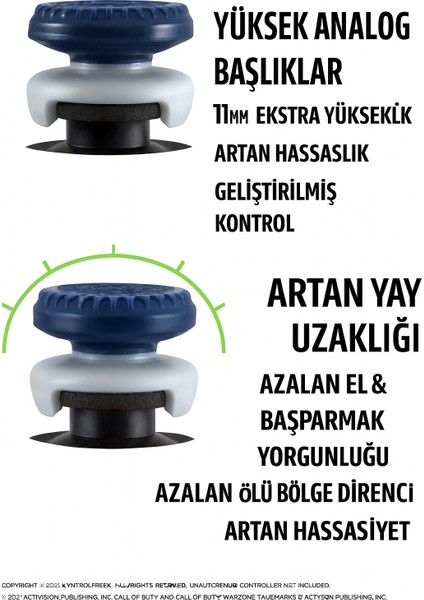 Kontrolfreek Call Of Duty Warzone Performans Thumbsticks – Xbox One & Series x Uyumlu – Hibrit Analog Başlık indirimleri