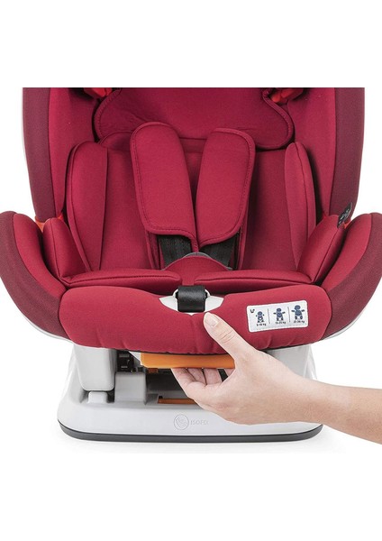 Chicco Youniverse Fix 1 2 3 Oto Koltuğu (9 - 36 Kg) - Red