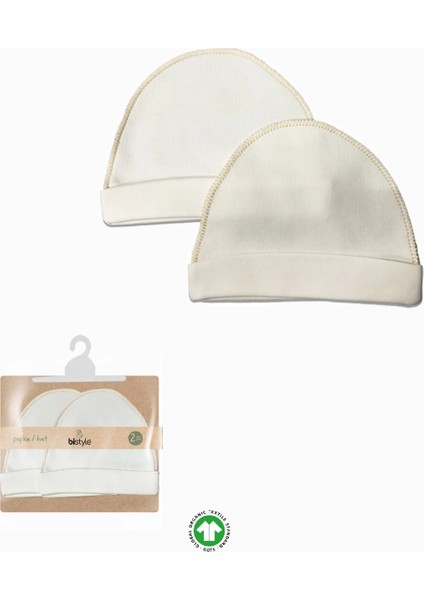 2li Penye Şapka Basıc 90107 Karışık Renk