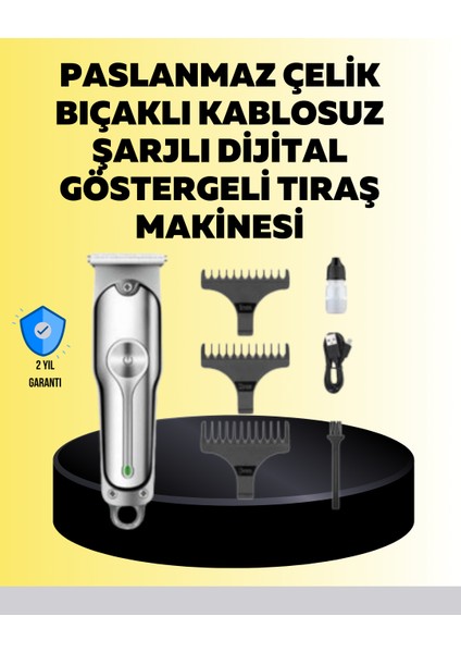 Ds-Derin Metal Gövdeli Saç Sakal Kesme Makinesi – Hassas Kesim Için
