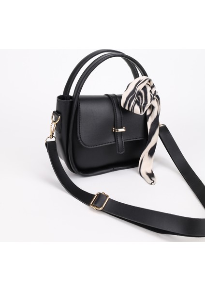 Kadın Gold Aksesuar Detaylı Ayarlanabilir Askılı Fular Hediyeli El Omuz ve Çapraz Çanta Milan fırsatları