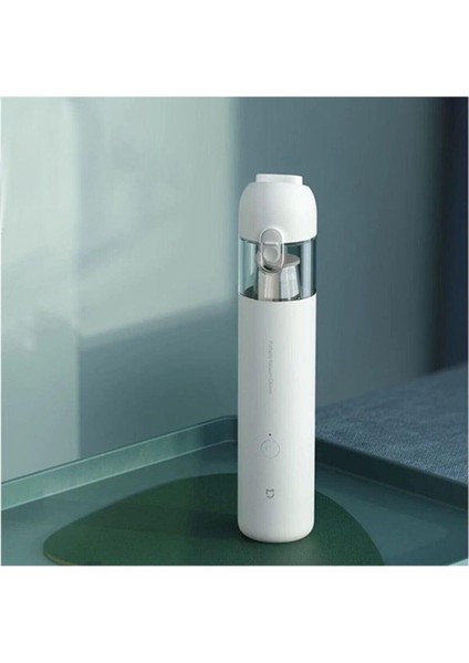 Mini Şarjlı El Süpürgesi, Gri, Hafif ve Kullanışlı Elektrikli Temizlik Aracı