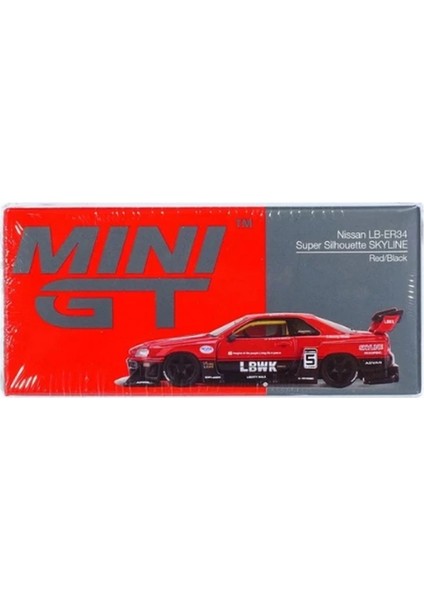 Mini Gt 1/64 Nissan LB-ER34 Super Silhouette Skylıne Red/black fiyatları