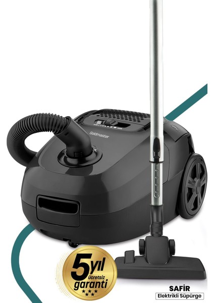 Hepa Filtreli, Hız Ayarlı, Geniş Toz Torbalı, Yıkanabilir Elektrikli Süpürge