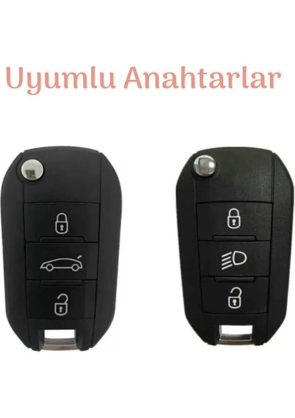 Peugeot Citroen Karbon Anahtar Kılıfı Sustalı Model Orta Tuş Işık 2.resime Bakınız fiyatları