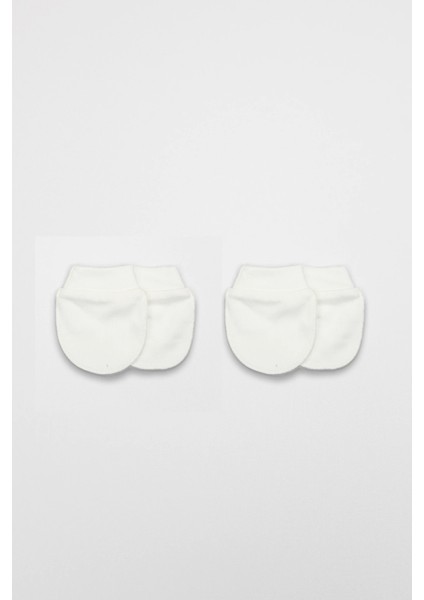 2li Penye Eldiven Basıc 90108 Ekru