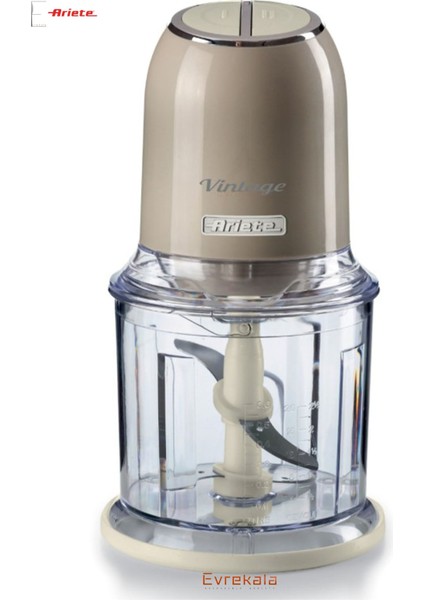 Bej Rondo Vintage 4 Bıçaklı Çok Amaçlı Ev Aleti