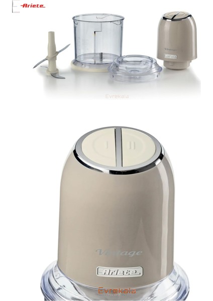 Bej Rondo Vintage 4 Bıçaklı Çok Amaçlı Ev Aleti fırsatları