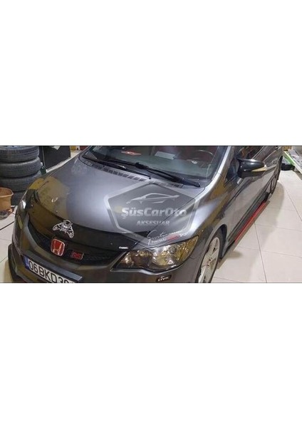 Üniversal Piano Black Renkli Kulaklı Flaplı Marşpiyel Lipi Bıçağı Mavi