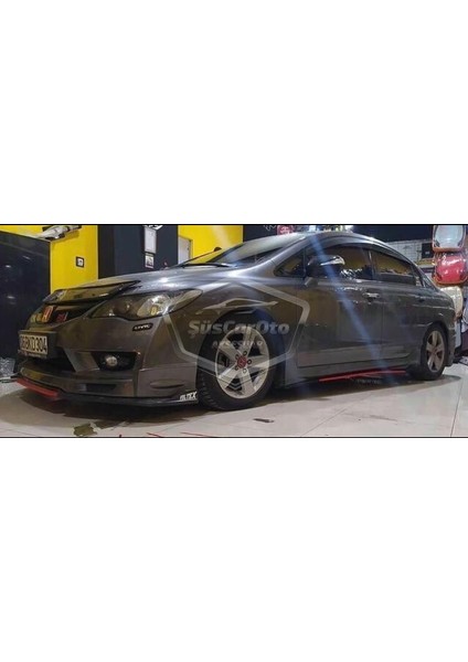 Üniversal Piano Black Renkli Kulaklı Flaplı Marşpiyel Lipi Bıçağı Mavi