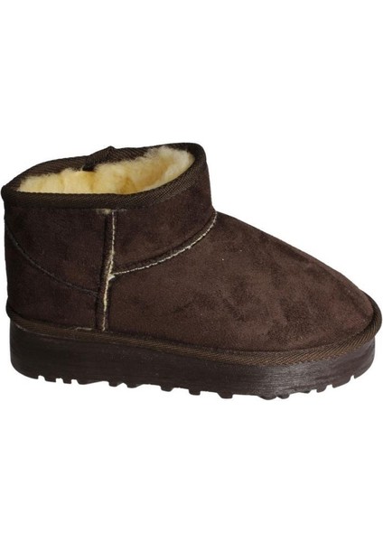 Yazkış Kadın Deve Tüyü Siyah Içi Yünlü Bilekten Kalın Taban Mini Bot fiyatları