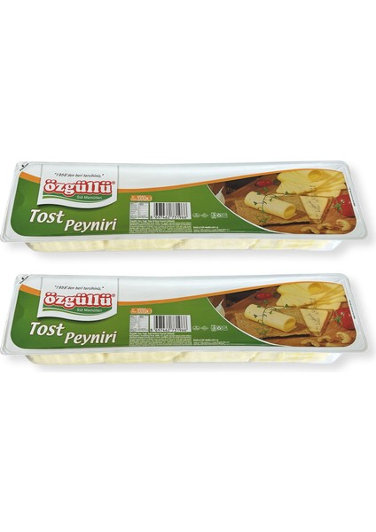 Dilimli Tost Peyniri 1 kg x 2 Adet