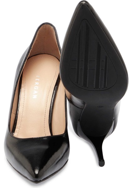 Siyah Hakiki Deri Kadın Stiletto - K24S1AY67599-A07 fırsatları