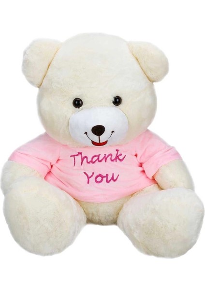 Bfs T-Shirtlü Oturan Peluş Ayı 60 cm