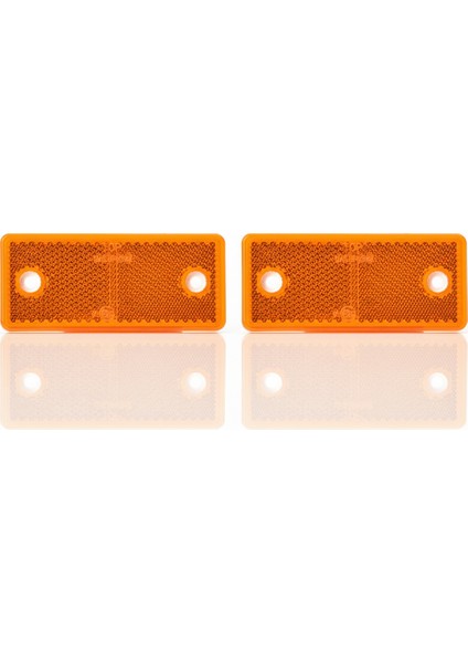 Kedi Gözü Reflektör Delikli 96 x 42 mm 2 Li Set