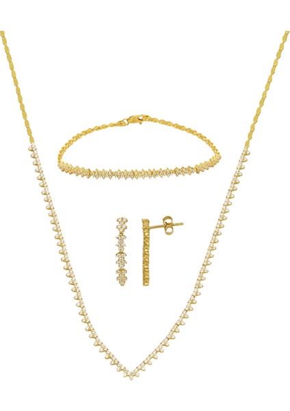 Belle Suyolu Altın Takı Seti
