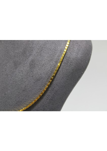 14 Ayar Altın Modern Pullu Zincir Modeli Kolye fırsatları