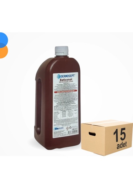 Batikon Antiseptik Solüsyon 1 Lt - 15 Adet