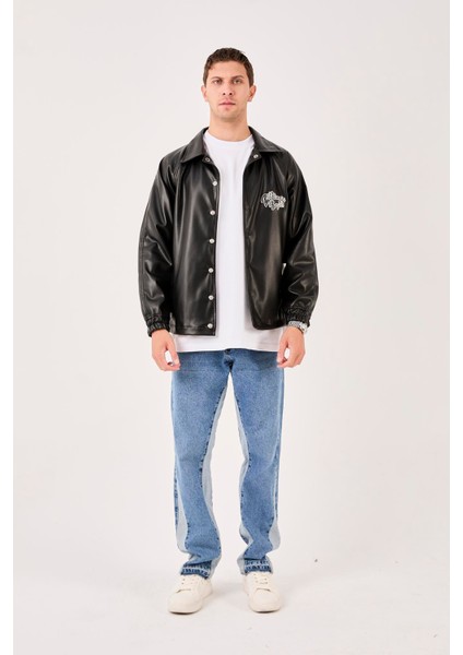 X-2013 Ön ve Arka Nakış Detaylı Astarlı Mont