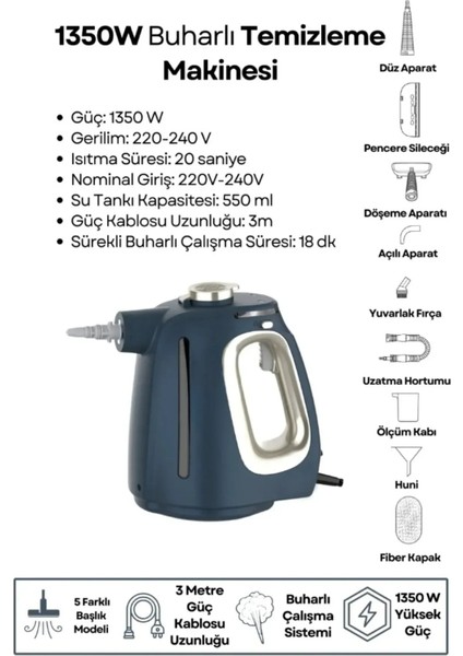 Güçlü ve Hızlı Buharlı Temizleme Makinesi, Kimyasalsız Hijyen Sağlar, Parlaklık Katar fiyatları