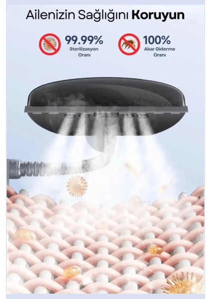 Güçlü ve Hızlı Buharlı Temizleme Makinesi, Kimyasalsız Hijyen Sağlar, Parlaklık Katar indirimleri