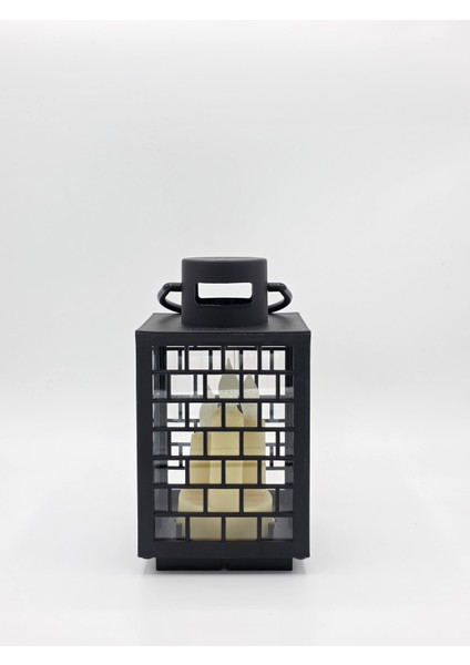 Dekoratif Pilli LED Mumlu Kandil Asılabilir Fener 21 x 11 cm modelleri