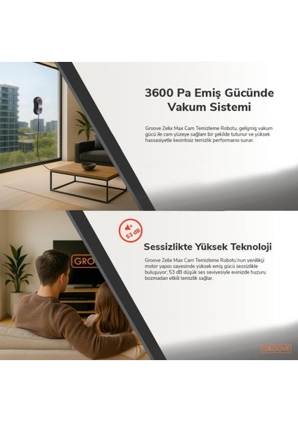 Akıllı Cam Temizleme Robotu, Yapay Zeka, Sessiz, Sensör Desteği fırsatları