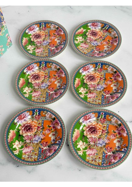 Floral Pasta Tabak 6'lı indirimleri