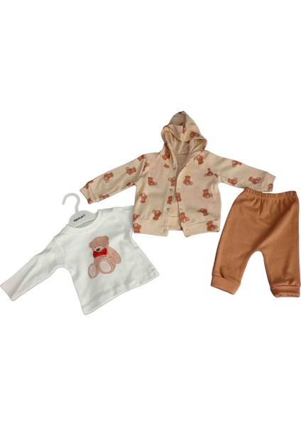 Erkek Çocuk Ayıcıklı Lüks 3'lü Takım fiyatları