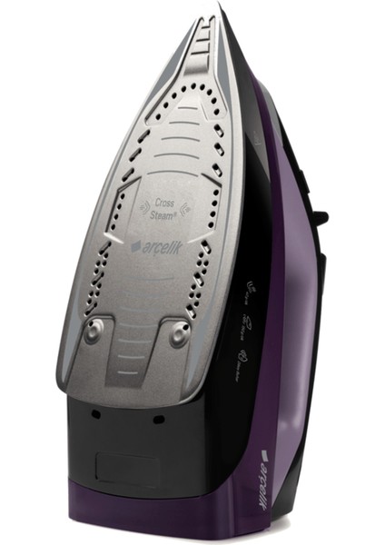 Mor Renkli Hafif ve Şık Çok Fonksiyonlu Ütü, Kolay Kullanım Sağlar. fiyatları