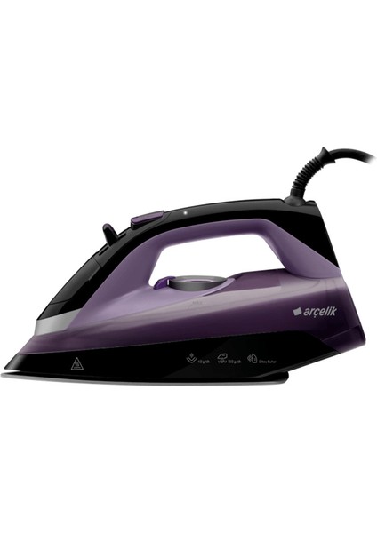 Mor Renkli Hafif ve Şık Çok Fonksiyonlu Ütü, Kolay Kullanım Sağlar. fırsatları