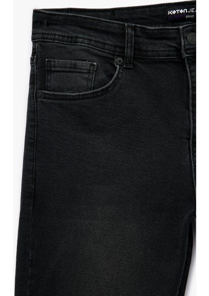 Normal Bel Slim Fit Jean Pantolon - Brad Jean fırsatları