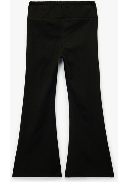 Beli Lastikli Basic Ispanyol Paça Pantolon fiyatları