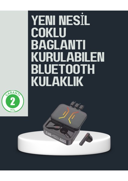 Msa-Shop Kablosuz Bluetooth 5.0 Kulaklık – 300MAH Şarj Kutusu
