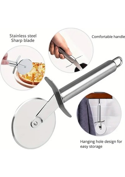 Büyük Boy Paslanmaz Çelik Hamur Kesme Ruleti modelleri