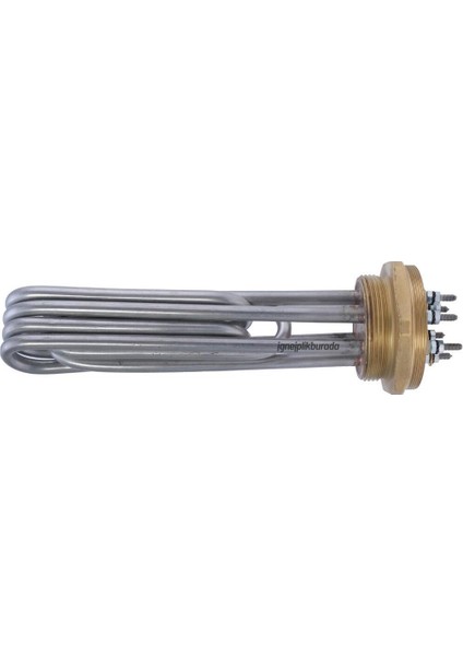 Siyah 7.5 Kw Ütü Kazan Rezistansı, Yüksek Performans ve Dayanıklılık Sağlar