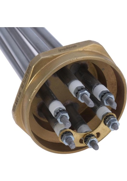 Siyah 7.5 Kw Ütü Kazan Rezistansı, Yüksek Performans ve Dayanıklılık Sağlar