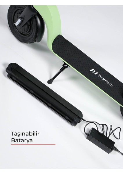 X8 Elektrikli Scooter - Max 700 W Çıkartılabilir Batarya Özellikli Scooter