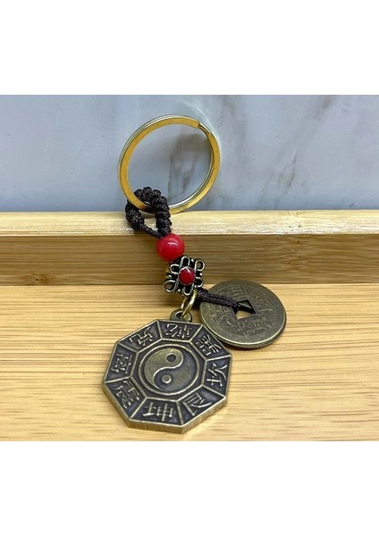 Metal Yin Yang Anahtarlık ALK4457