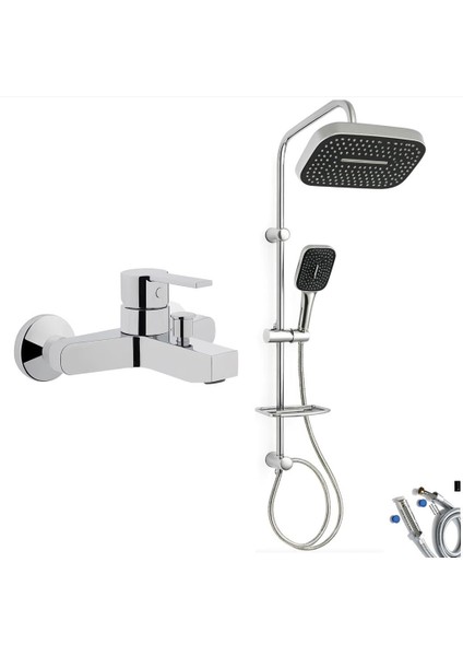 Fold S Banyo Bataryası + Doppo Prime Lux Tepe Duş Sistemi